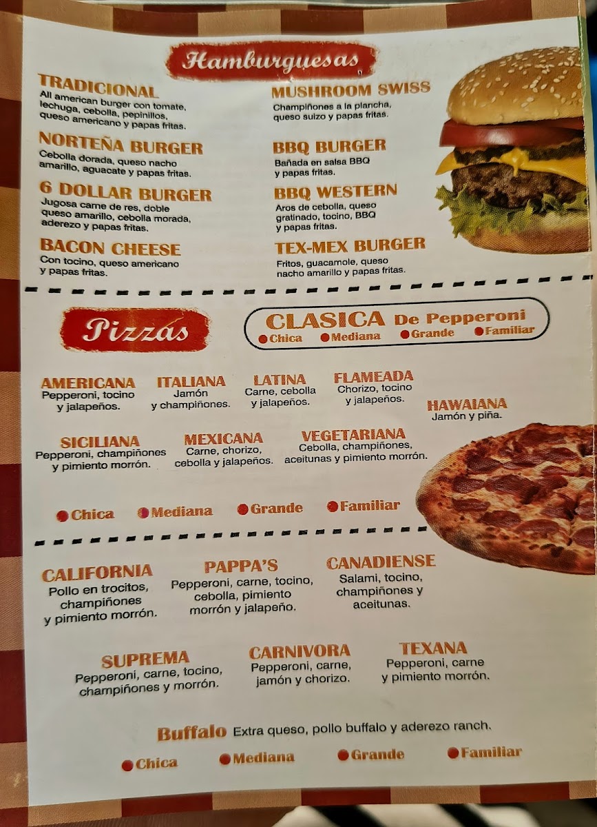 Papa’s Grill Menu - Image 2